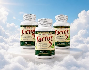 3PC Factor 5 Joint Muscle Support Complex 120 Capsules Pack May Vary