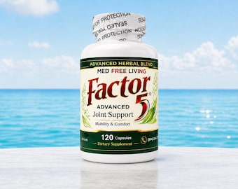 Med Free Living Factor 5 – Daily Joint Flexibility Assistant – 120 Capsules