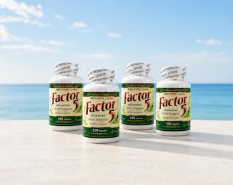 4x Med Free Living Factor 5 Joint Mobility Support 120 Capsules Packaging May Vary