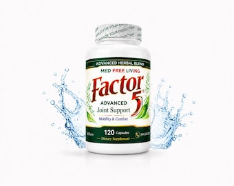 Med Free Living Factor 5 Joint Mobility Flexible Joint 120 Capsules