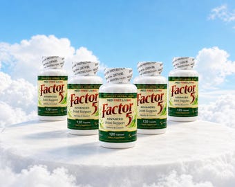 5x Factor 5 Joint and Muscle Mobility Support Capsules 120 Count, Package May Differ