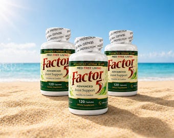 3-Pack Factor 5 Joint Daily Support – Natural Muscle & Mobility System, 120 Units