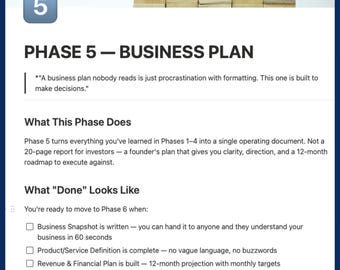 Startup Master OS: fase 5: bedrijfsplan | Begrippensjabloon voor ondernemers | Businessplan voor startende ondernemers