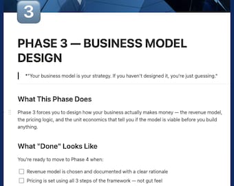 Startup Master OS: fase 3: ontwerp van bedrijfsmodellen | Begrippensjabloon voor ondernemers | Bedrijfsplanning