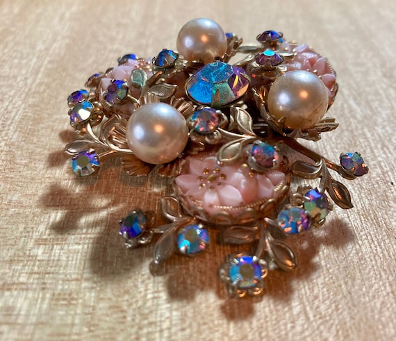 Gorgeous Unsigned Miriam  Haskell brooch - image 4