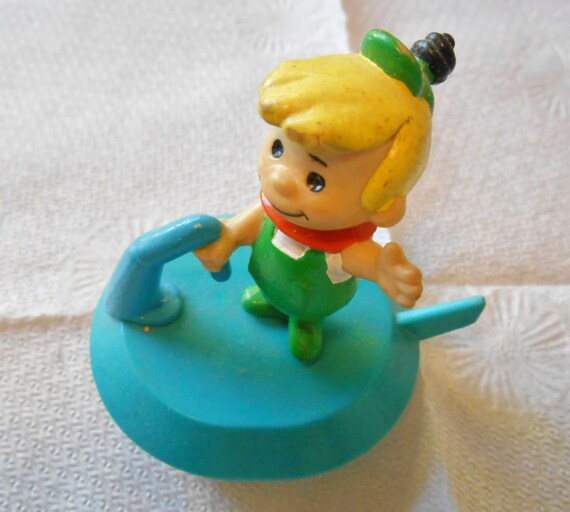 Meet the Jetsons RARE Elroy Jetson Riding A Space Glider Toy Etsy
