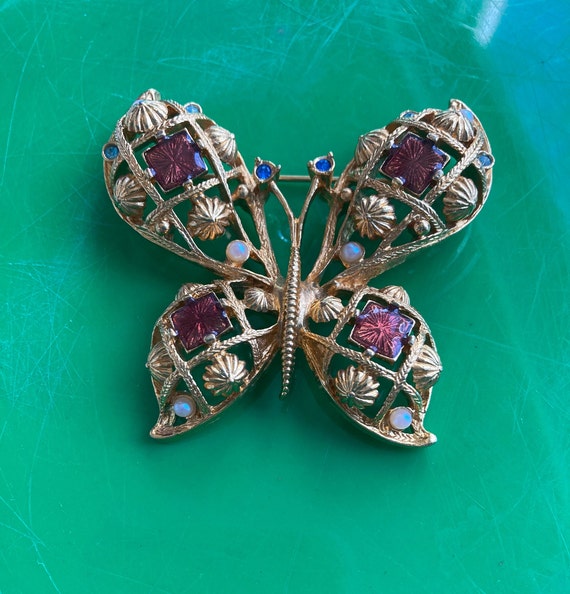 Vintage large butterfly Brooch by Avon