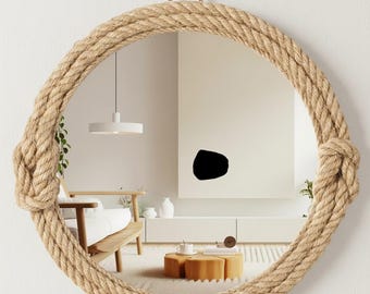 Specchio da appendere in stile nordico per arredamento casa, specchio creativo da appendere alla parete, divano, veranda, stile homestay, sfondo decorativo per la parete, specchio per il trucco