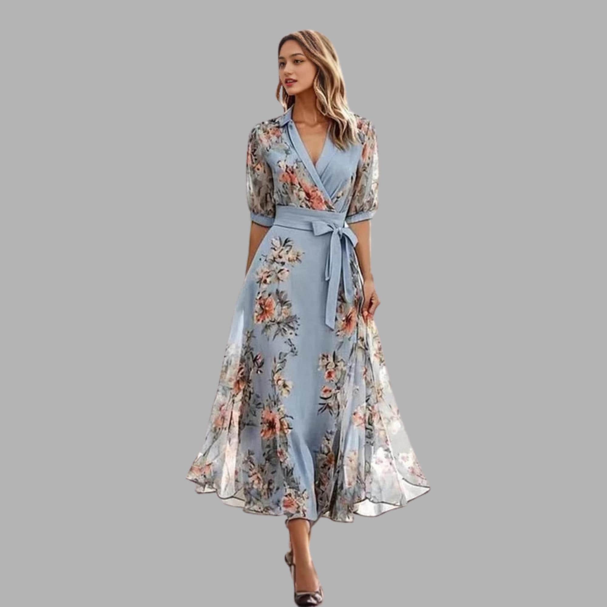 Floral Holiday Dress - Etsy