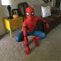 Spider Hero Bodysuit for Kids | Toddler Halloween Costume for Cosplay | Red Blue Zip Outfit | Superhero Costume Idea product logo