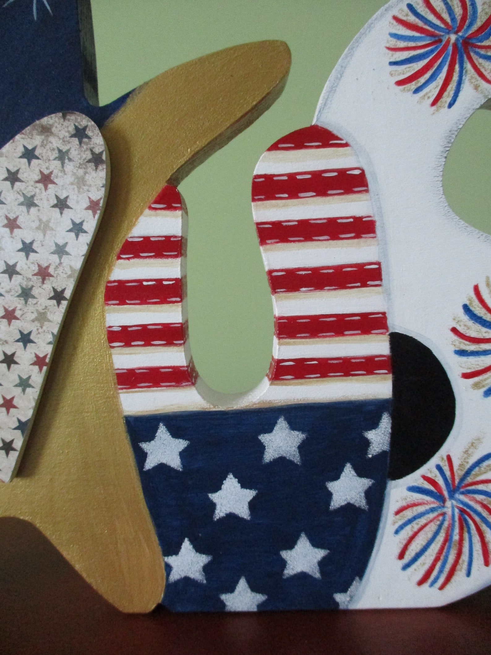 USA Shelf Sitter Patriotic Shelf Sitter Americana 4th of Etsy