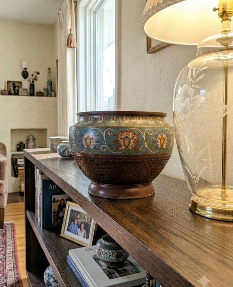 Antique Japanese Bronze Lamp - Etsy