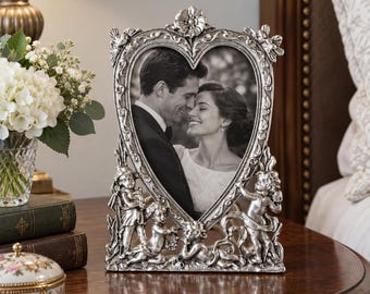 ELIAS AMERICAN STERLING PEWTER フォトフレーム Elias Artmetal American Sterling Pewter Ornate Vintage Frame- 4
