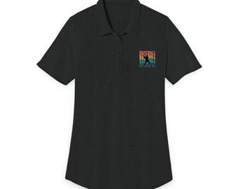 Baseball Polo | Ladies Pique Blend Shirt