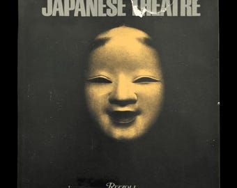 Vintage Japanese Theatre Book Rizzoli Japanese Performing Arts Noh Kabuki Bunraku Cultural Reference Hardcover