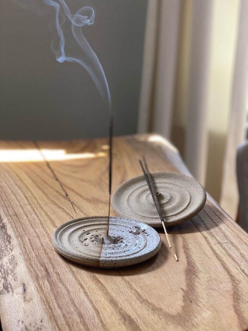Handmade Incense burner-sticks-pottery image 1