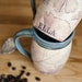 Personalized Handmade Pottery Coffee Mug, Coffee Craver, Personalized Gift 