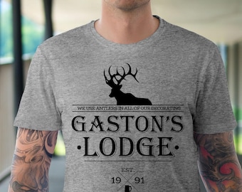 Gaston's Lodge Beauty & The Beast Inspired Tee, Park Aesthetic Boutique Shirt, Premium Bella Canvas Apparel