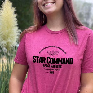 Star Command Space Ranger Toy Story Inspired Tee, Park Aesthetic Boutique Shirt, Premium Bella Canvas Apparel
