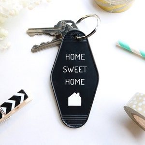 Home Sweet Home Black Key Tag