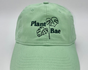 Plant Bae Dad Hat for Plant Lover - Assorted Colors