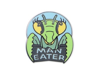 Man Eater Smalto Pin