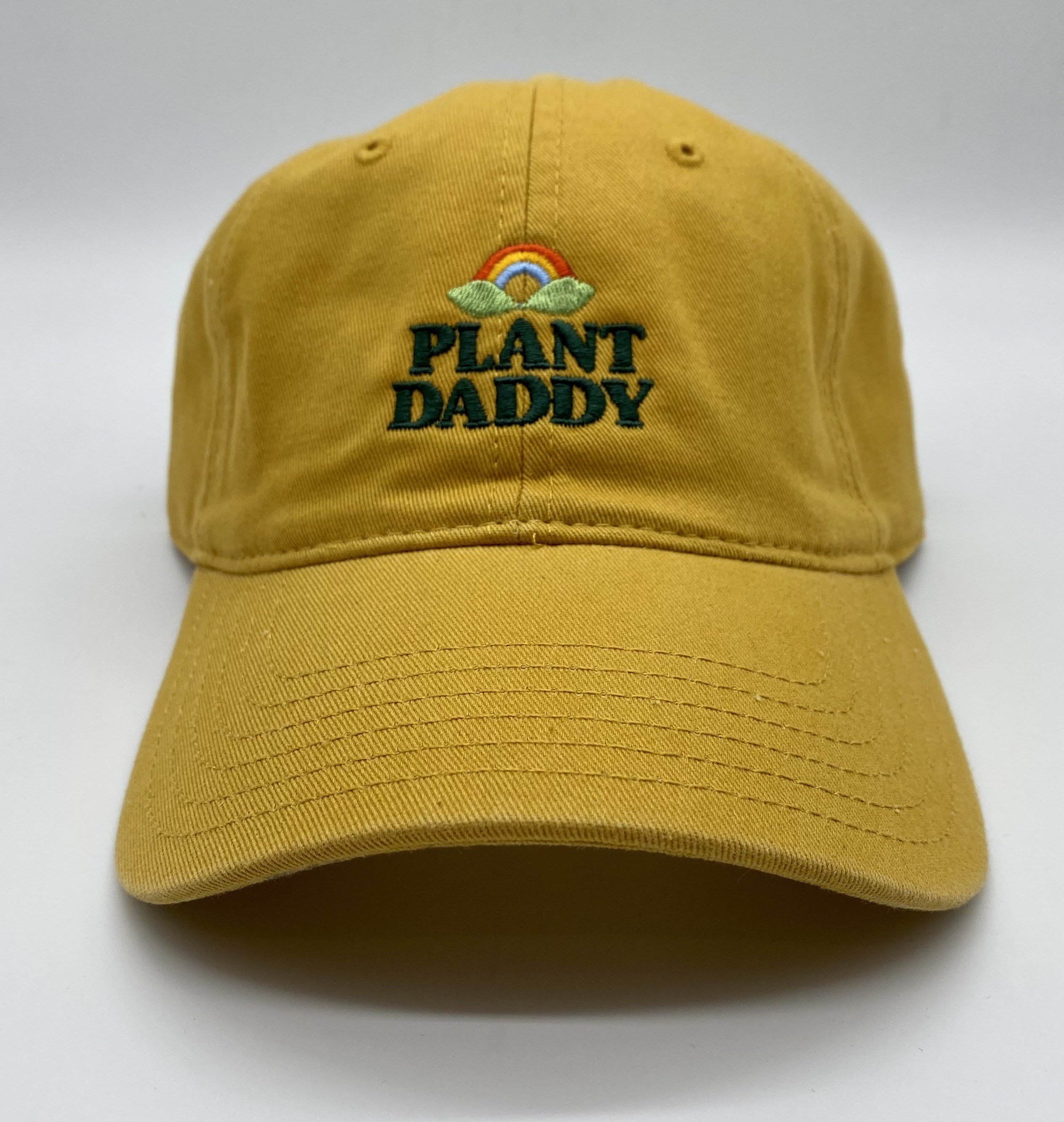 Plant Daddy Dad Hat for Plant Lover - Mustard