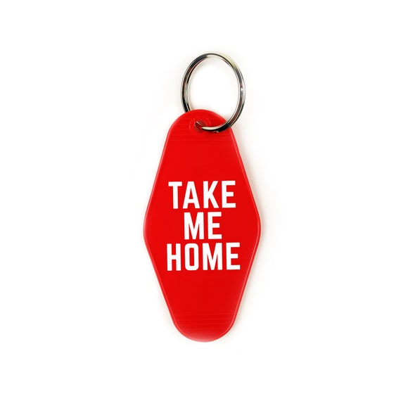 Bring Mich Nach Hause Schlusselanhanger Rot Etsy