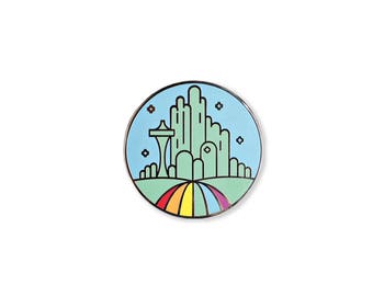 Emerald City Pride Enamel Pin