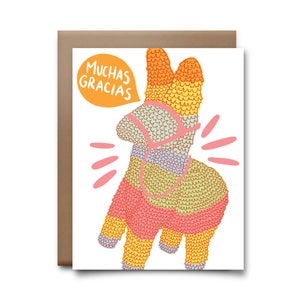 Muchas Gracias Grußkarte - Dankeschön-Karte