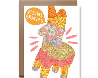 Muchas Gracias Greeting Card - Thank You Card