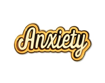 Anxiety Enamel Pin