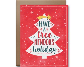 Have a Treemendous Holiday - Christmas Card - Boxed Christmas Card Set