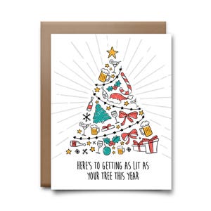 Hier ist, um dieses Jahr so beleuchtet zu werden wie Ihr Baum Weihnachtskarte - 10er-Pack, 20er-Pack