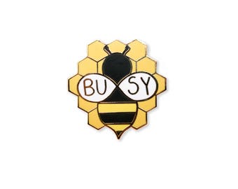 Busy Bee Enamel Pin