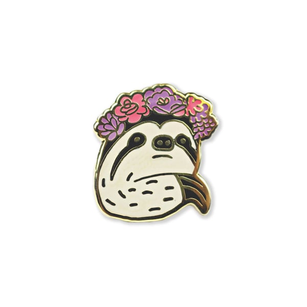 Linda Enamel Pin - Sloth Pin