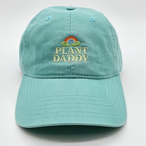 Plant Daddy Dad Hat for Plant Lover - Turquoise