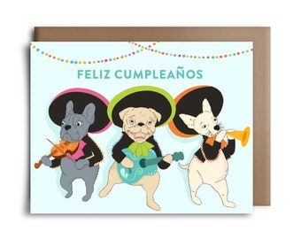 Feliz Cumpleanos Greeting Card - Birthday Card - Happy Birthday Card