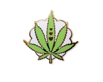 Pot Leaf Enamel Pin