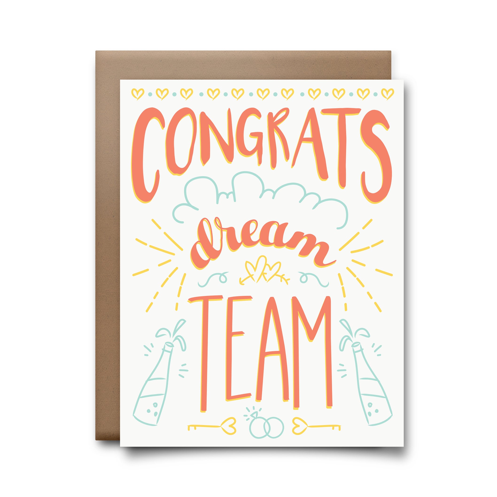 Dreamteam Dream team Greeting Card by Artexotica
