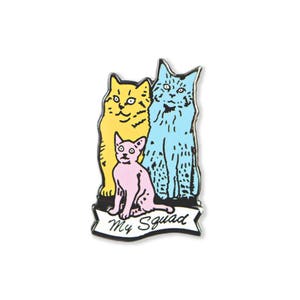 Cat Squad Enamel Pin