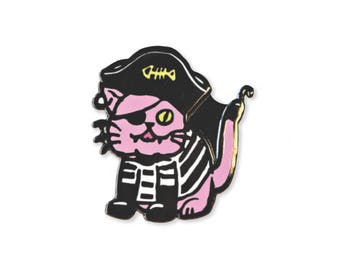 Meowtiny - Pirate Cat Enamel Pin