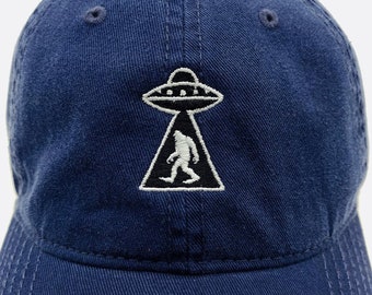 Outerspace Alien Sasquatch Dad Hat