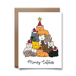 Meowy Catmas Christmas Card - Boxed Christmas Card Set