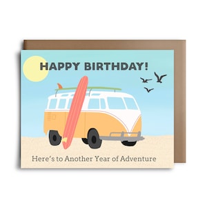 Another Year of Adventure Greeting Card - Happy Birthday Card