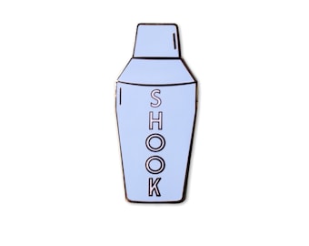 Shook Enamel Pin - Cocktail Shaker Pin