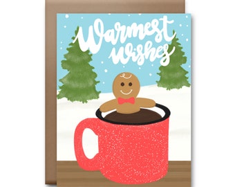Warmest Wished Christmas Card - Boxed Christmas Card Set