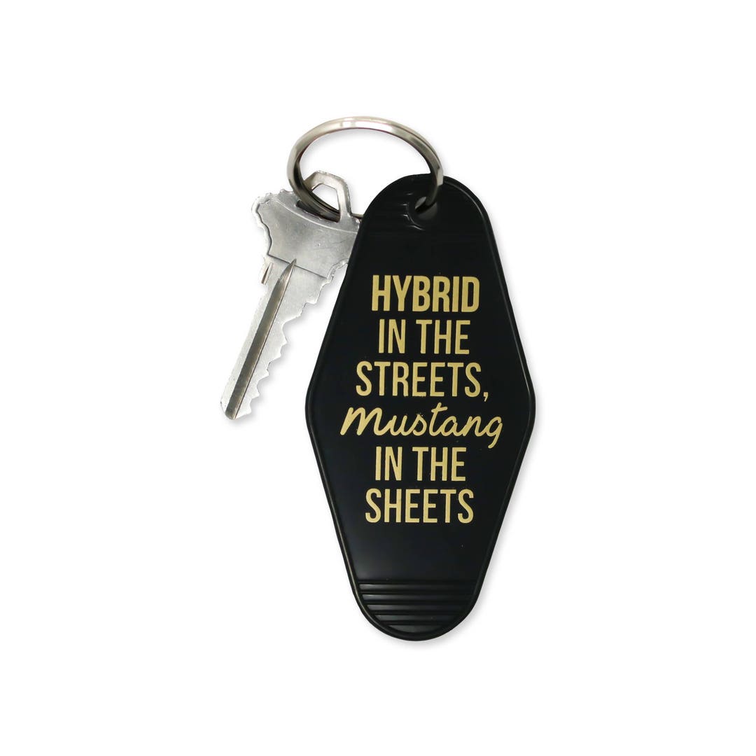 Hybrid in the Streets Key Tag Black Keychain Gift for Ford Etsy