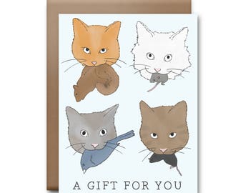 A Gift For You Greeting Card - Happy Birthday Card