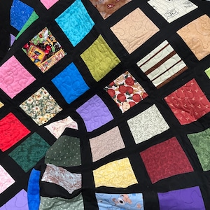 I Spy Quilt - Baby Quilt - Crib Quilt  - Lap Quilt - Primary ColorQuilt - Homemade Quilt - Toddler Quilt - Toddler Playmat - Patchwork Quilt